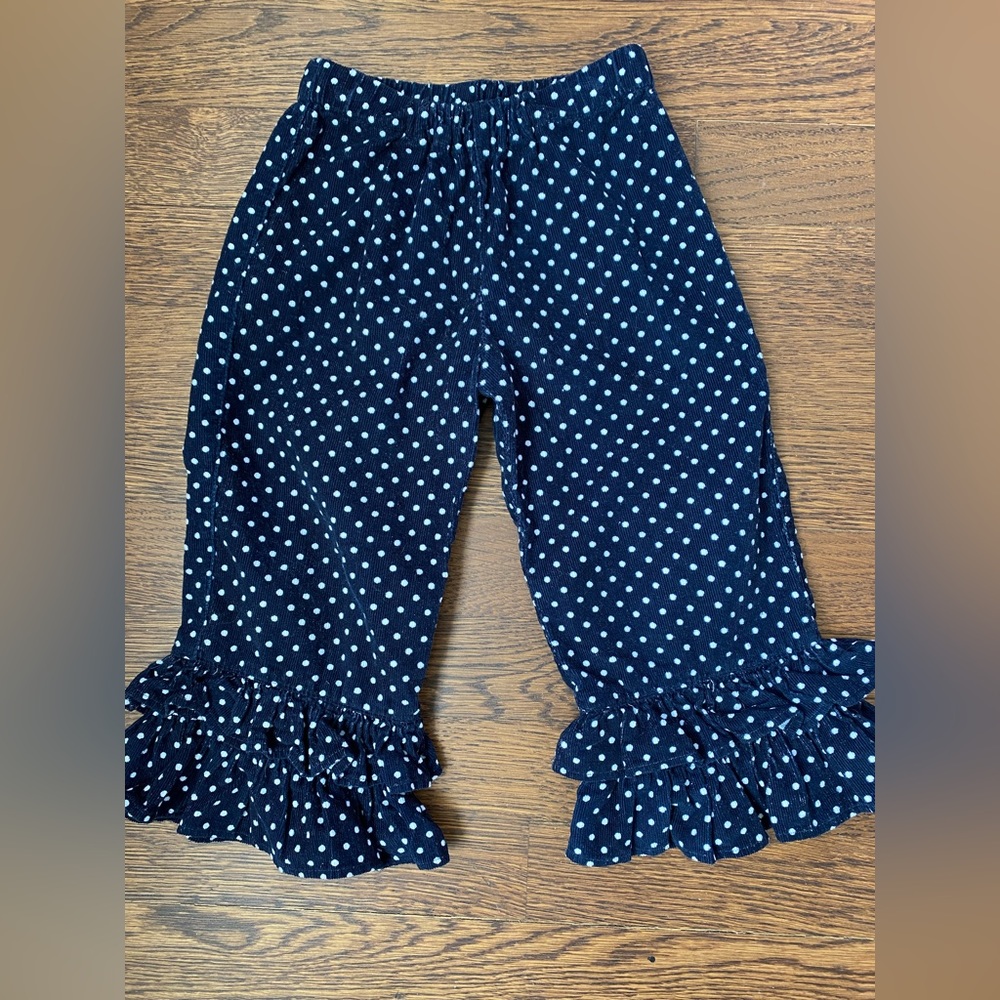 Smockadot Kids Ruffled Corduroy Pants